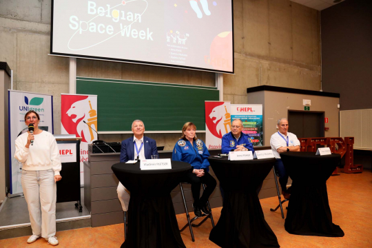 La Belgian Space Week a fait escale à la HEPL